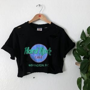 HAND DISTRESSED HARD ROCK TEE